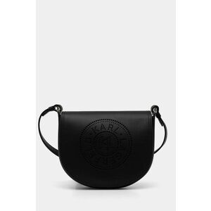 Karl Lagerfeld poseta de piele culoarea negru, A1W30212 imagine