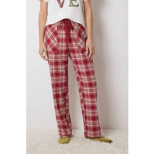 women'secret pantaloni de pijama MIX AND MATCH LOVE ACTUALLY femei, culoarea rosu, 3708469 imagine