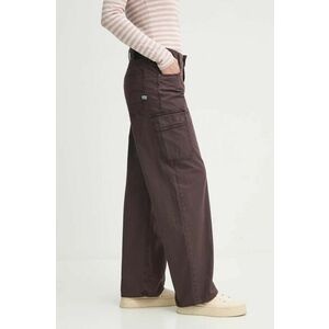 G-Star Raw pantaloni femei, culoarea maro, drept, medium waist, D24673-D388 imagine