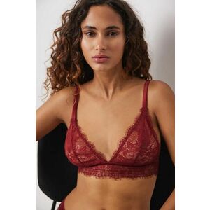 women'secret sutien SENSE LIMITED EDITION culoarea bordo, dantela, neted, 7918857 imagine