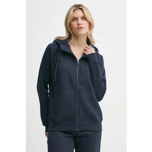 G-Star Raw bluza femei, culoarea albastru marin, cu glugă, neted, D22727-C235 imagine