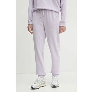 Dkny pantaloni de trening culoarea violet, neted, DP4P3471 imagine