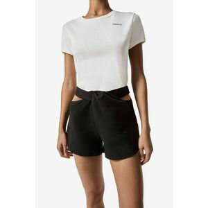 Coperni pantaloni scurti Puma x Coperni femei, culoarea negru, neted, high waist, 626689 imagine