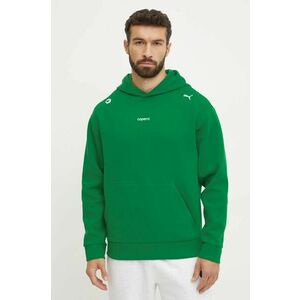 Coperni bluza x Puma culoarea verde, cu glugă, neted, 628304 imagine