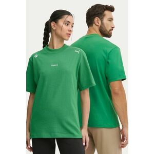 Coperni tricou din bumbac x Puma culoarea verde, neted, 628305 imagine