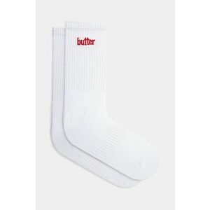 Butter Goods sosete Basic Socks barbati, culoarea alb, BG243910 imagine