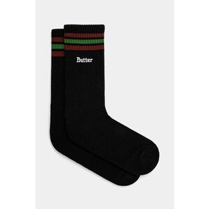 Butter Goods sosete Stripe Socks barbati, culoarea negru, BG243912 imagine