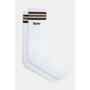 Butter Goods sosete Stripe Socks barbati, culoarea alb, BG243912 imagine