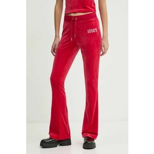 Juicy Couture pantaloni de trening culoarea rosu, cu imprimeu, JCBBJ125862 imagine