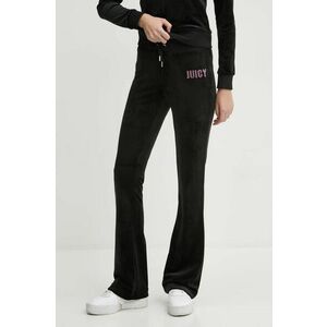 Juicy Couture pantaloni de trening culoarea negru, cu imprimeu, JCBBJ125862 imagine