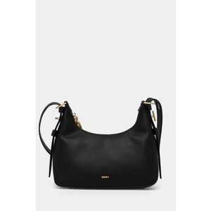 Dkny poseta de piele culoarea negru, R44EAI65 imagine