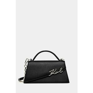 Karl Lagerfeld poseta de piele culoarea negru, A1W30458 imagine