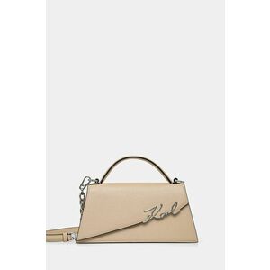 Karl Lagerfeld poseta de piele culoarea bej, A1W30458 imagine