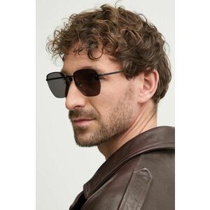 BOSS ochelari de soare barbati, culoarea negru, BOSS 1712/F/SK imagine