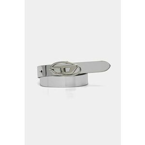 Diesel curea OVAL D LOGO B-1DR 20 belt femei, culoarea argintiu, X09727.P1660 imagine