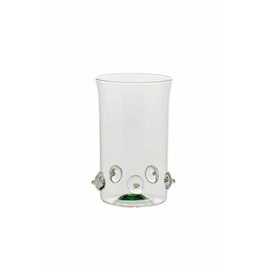 Zafferano sticlă Patea Tall 380 ml culoarea verde imagine