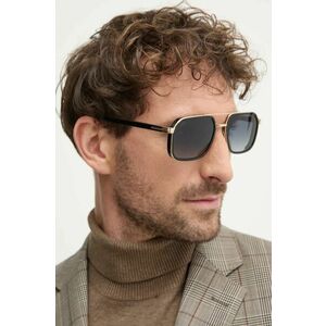 BOSS ochelari de soare barbati, culoarea negru, BOSS 1724/S imagine