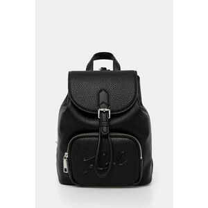 Karl Lagerfeld rucsac femei, culoarea negru, mic, neted, A1W30147 imagine