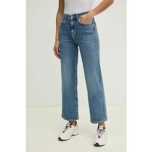 Pepe Jeans jeansi STRAIGHT JEANS UHW LEXA femei high waist, PL204731IA3 imagine