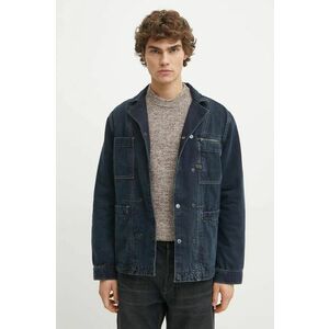 G-Star Raw geacă din denim bărbați, culoarea bleumarin, de tranziție, D25263-D489 imagine