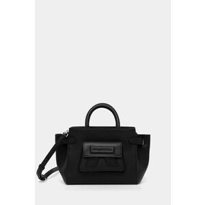 Karl Lagerfeld poseta de piele culoarea negru, A1W30443 imagine