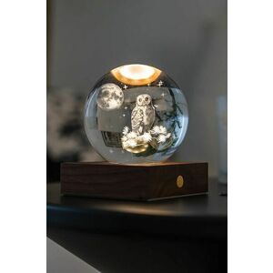 Gingko Design lampă led fără fir Amber Crystal Light imagine