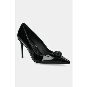 Kurt Geiger London stilettos de piele Belgravia Eagle Court culoarea negru, 3939900109 imagine