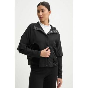 Sportalm geaca femei, culoarea negru, de tranzitie, oversize, 1850012510 imagine