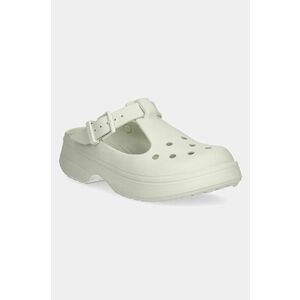 Crocs papuci Classic Mary Jane Clog femei, culoarea bej, 210581 imagine