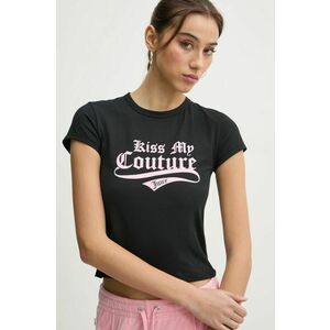 Juicy Couture tricou femei, culoarea negru, JCGCT125018 imagine