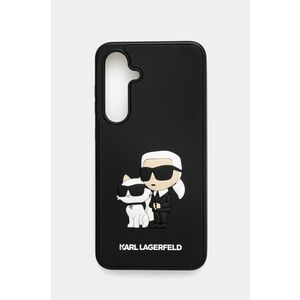 Karl Lagerfeld etui pentru telefon S24 FE S721 culoarea negru, KLHCS24FE3DRKCNK imagine