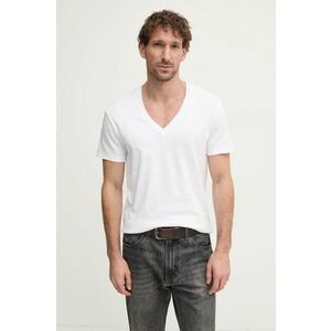 G-Star Raw tricou din bumbac 2-pack barbati, culoarea alb, neted, D25500-124 imagine