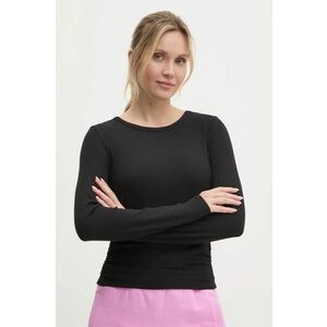 Dkny longsleeve femei, culoarea negru, DP5T9985 imagine