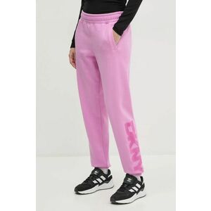 Dkny pantaloni de trening culoarea violet, cu imprimeu, DP5P3585 imagine