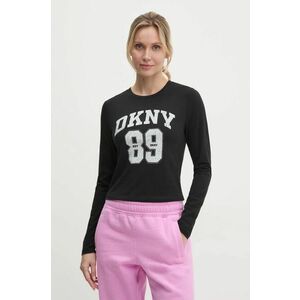 Dkny longsleeve femei, culoarea negru, DP4T9979 imagine