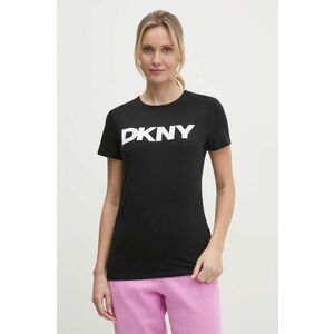 Dkny tricou femei, culoarea negru, DP5T9923 imagine