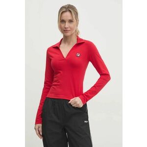 Fila longsleeve Lee femei, culoarea rosu, FAW0878 imagine