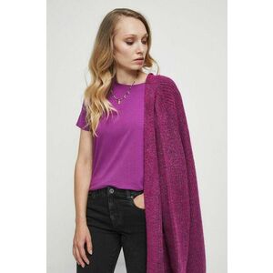 Medicine tricou din bumbac culoarea violet imagine