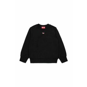 Diesel hanorac de bumbac pentru copii SGINND OVER SWEAT-SHIRT culoarea negru, neted, J02234 imagine