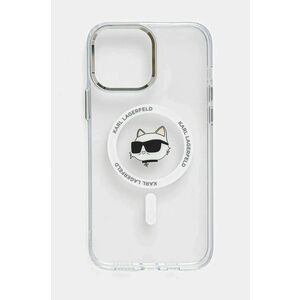 Karl Lagerfeld husa pentru telefon iPhone 13 Pro Max 6.7 culoarea transparent, KLHMP13XHLSCHH imagine