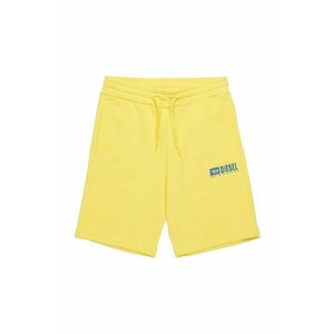 Diesel pantaloni scurți din bumbac pentru copii PBASESHORT SHORTS culoarea galben, J02236 imagine