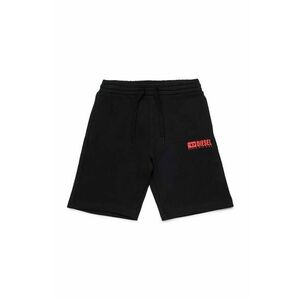 Diesel pantaloni scurți din bumbac pentru copii PBASESHORT SHORTS culoarea negru, J02236 imagine