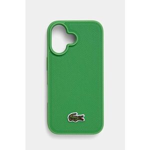 Lacoste husa pentru telefon iPhone 16 6.1 culoarea verde, LCHMP16SPVCN imagine