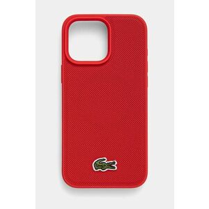 Lacoste husa pentru telefon iPhone 16 Pro Max 6.9 culoarea rosu, LCHMP16XPVCR imagine