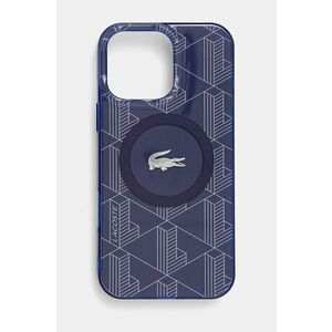 Lacoste husa pentru telefon iPhone 16 Pro Max 6.9 culoarea albastru marin, LCHMP16XUBSV imagine