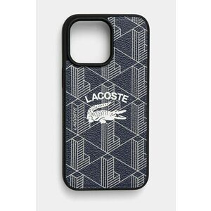 Lacoste husa pentru telefon iPhone 15 Pro Max 6.7 culoarea albastru marin, LCHMP15XPIGV imagine