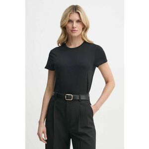 Filippa K tricou din bumbac femei, culoarea negru, 28904 imagine