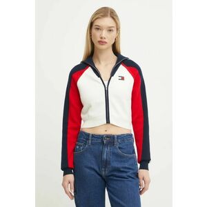 Tommy Jeans cardigan din amestec de lână culoarea bej, light, DW0DW19338 imagine