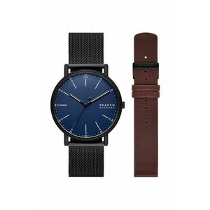 Skagen ceas barbati, culoarea negru, SKW6933SET imagine