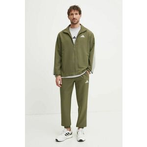 adidas trening M 3S WV TT TS bărbați, culoarea verde, JI8850 imagine